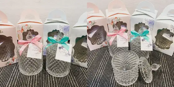 Toples Kaca Kristal Tinggi